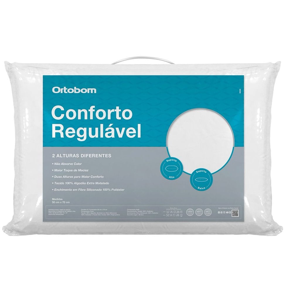 Travesseiro Conforto Regulável | Ortobom